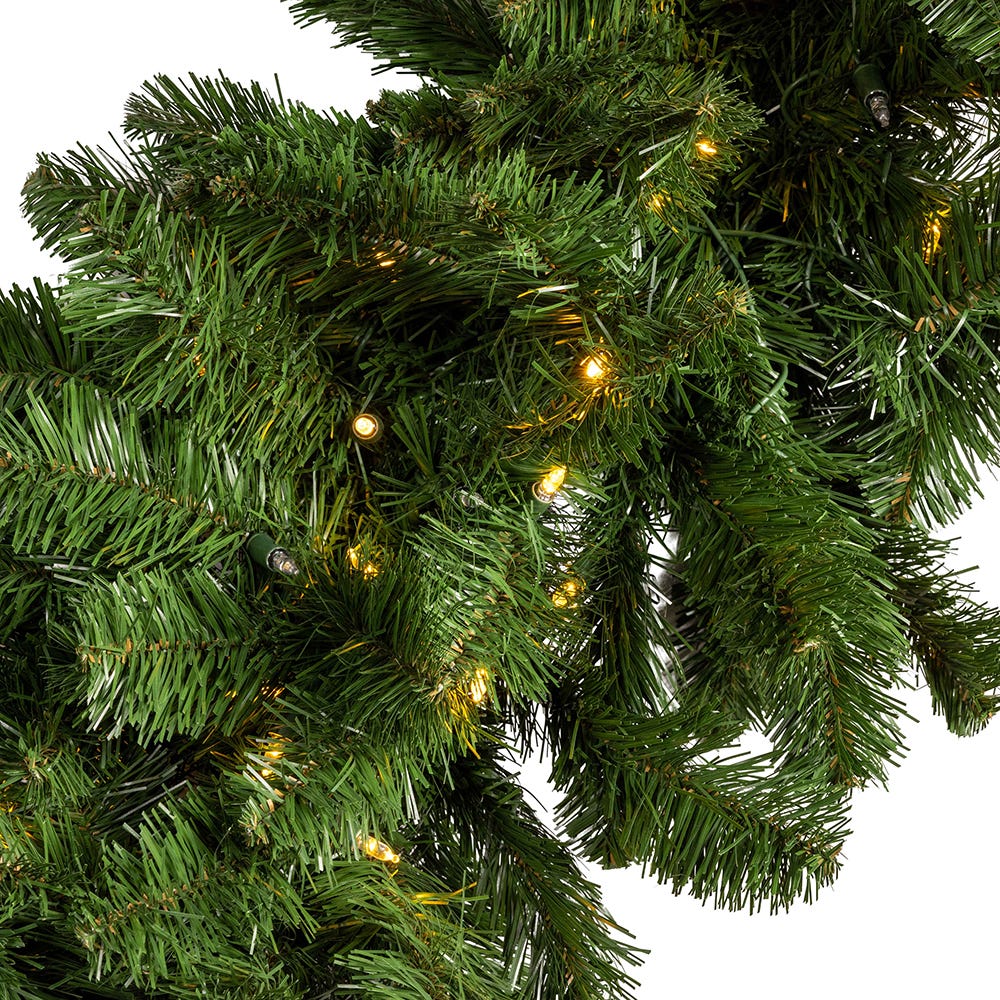 Kurt S. Adler 9' Pre-Lit Warm White Twinkle LED Vanderbilt Garland