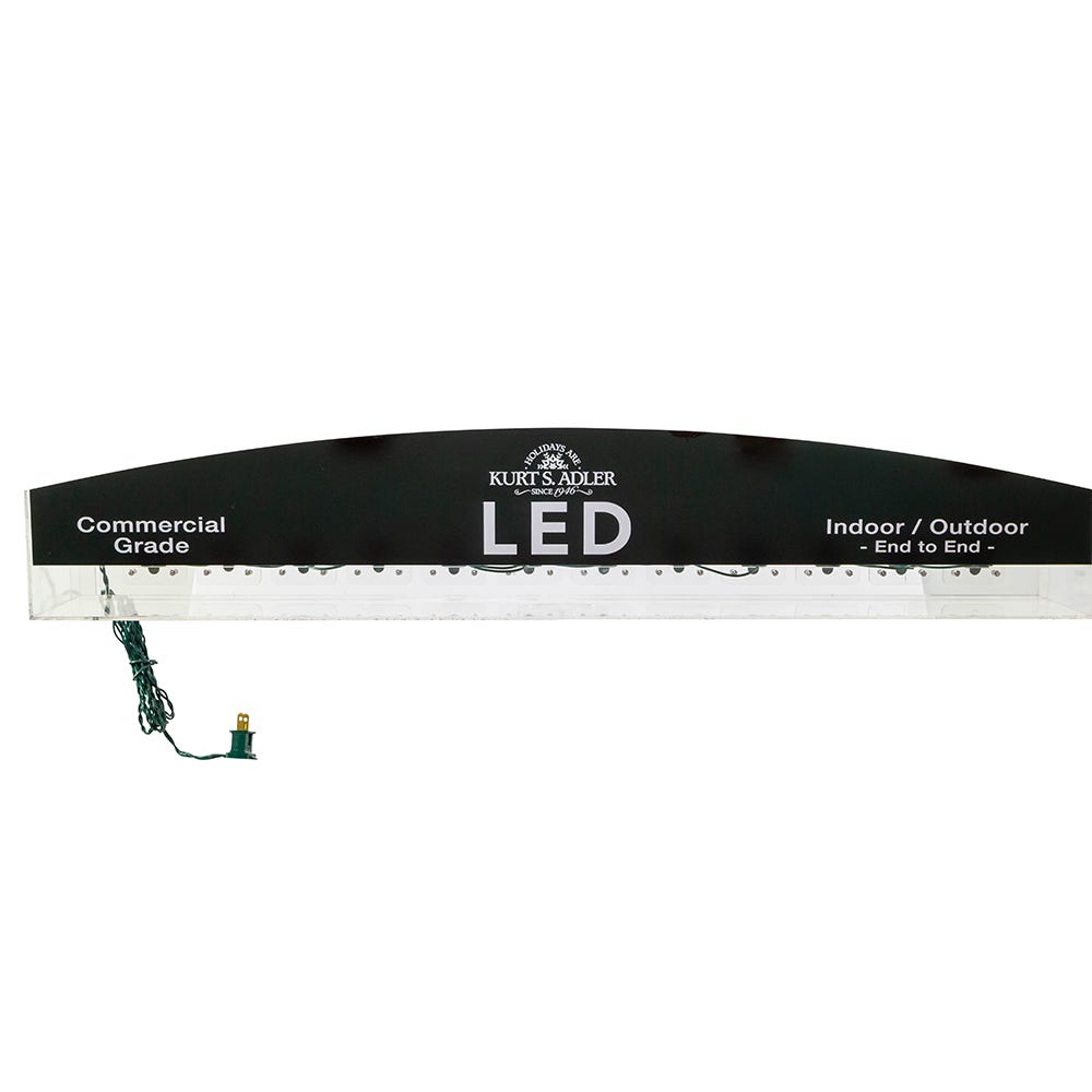 Kurt S. Adler Acrylic Endcap Display For Commercial Grade LED Lights In PDQ
