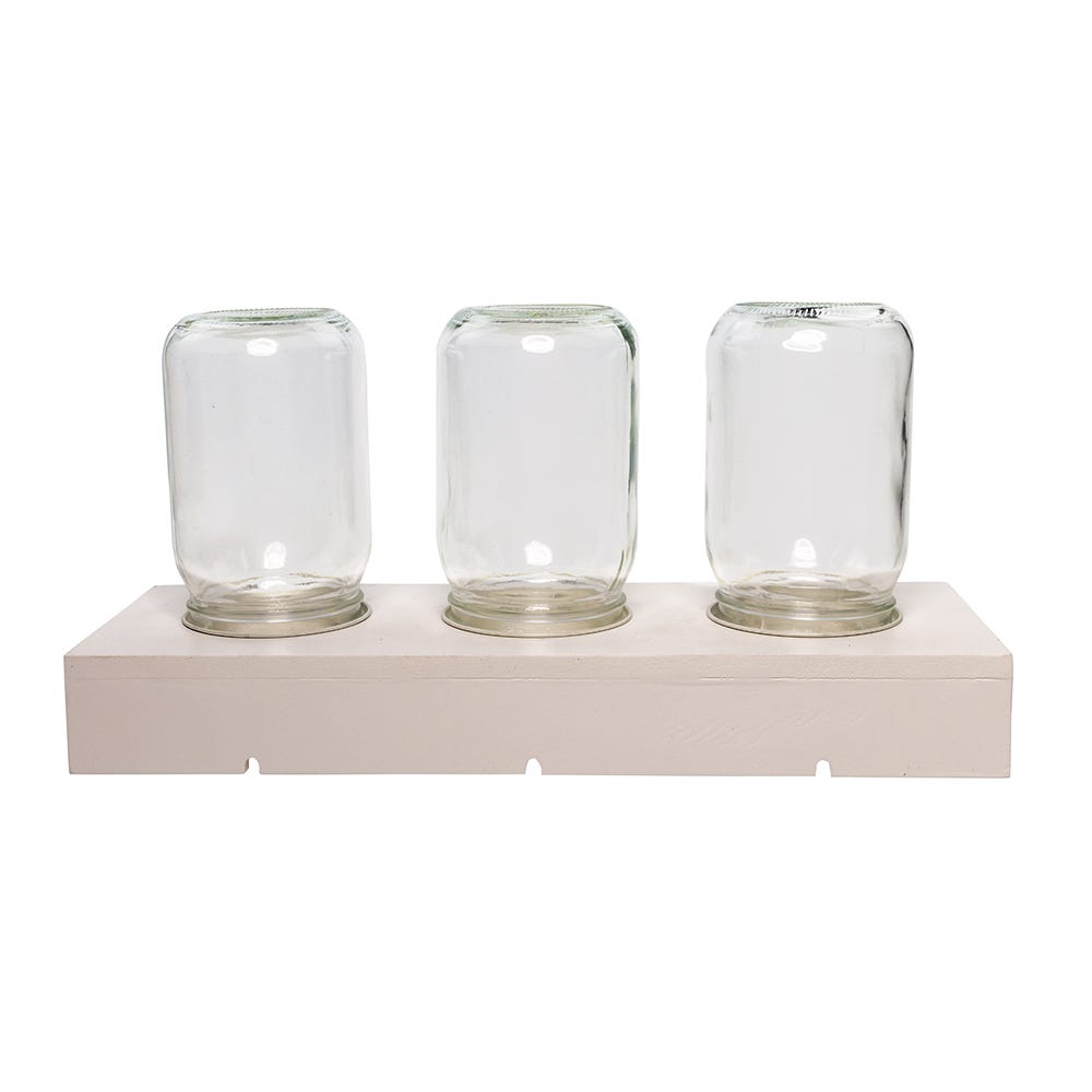 Kurt S. Adler 13“ 3-Piece Mason Jar Fairy Light Display