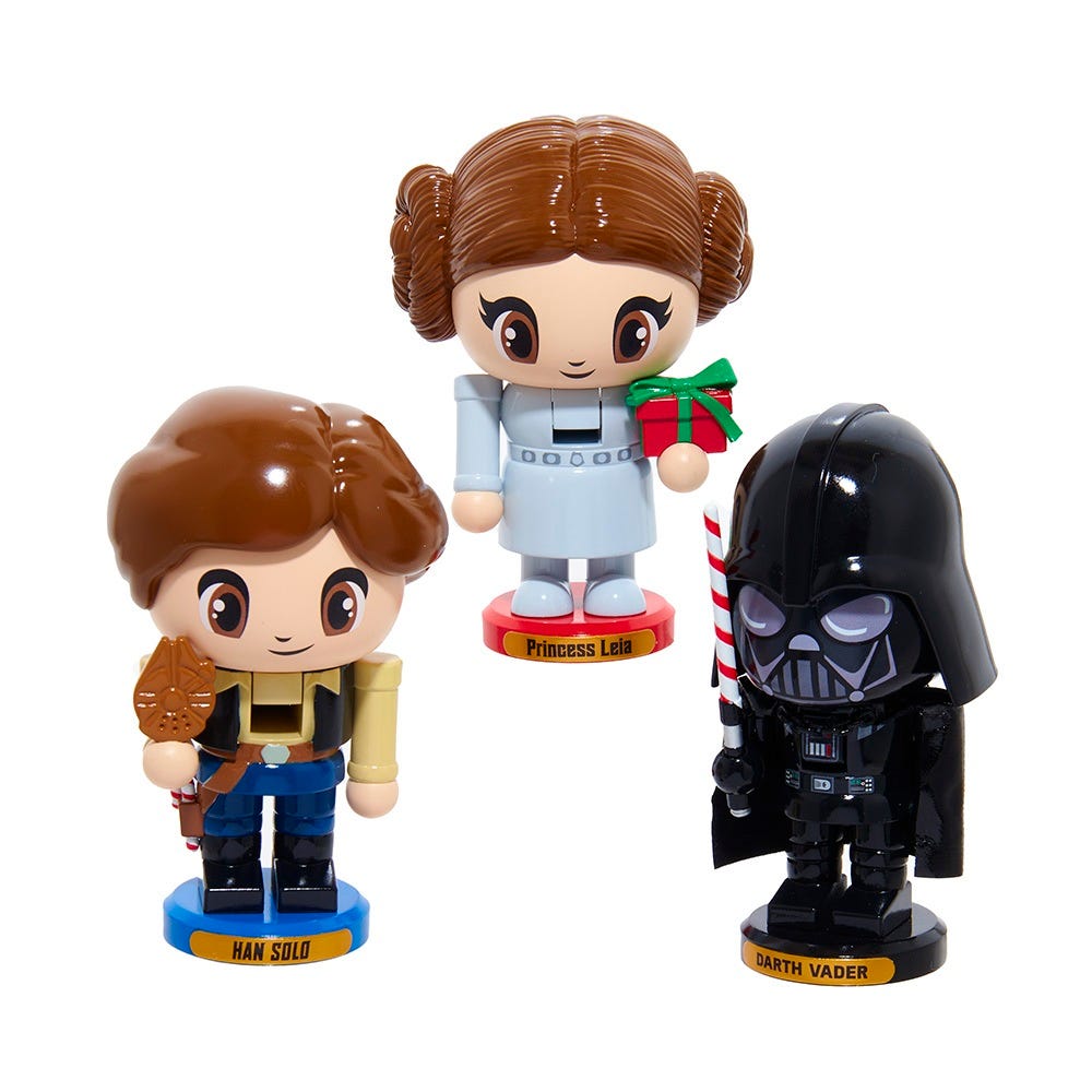 Kurt S. Adler 5“ Star Wars™ Little Legends Nutcrackers, 3-Piece Set