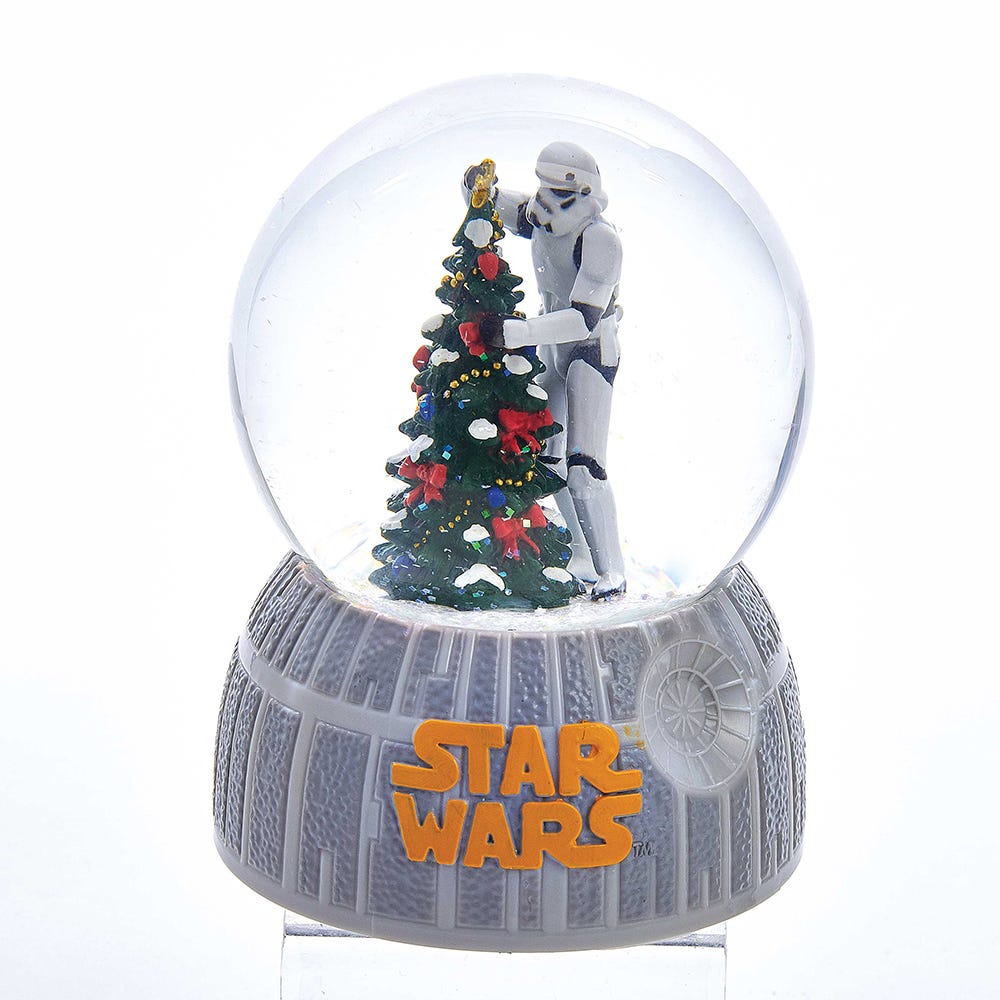 Kurt S. Adler 100MM Star Warsâ„¢ Stormtrooper Decorating Christmas Tree Musical Water Globe