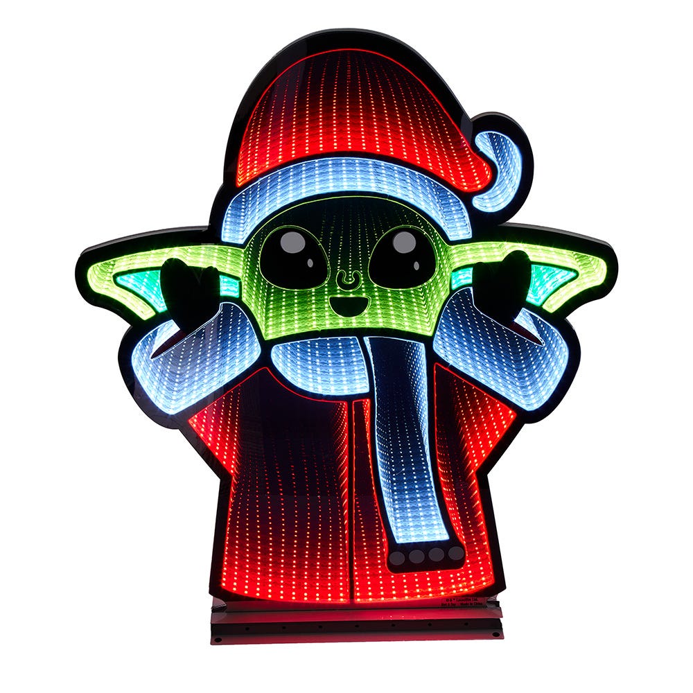 Kurt S. Adler 35.4“ Star Wars™ Grogu Outdoor Infinity Light