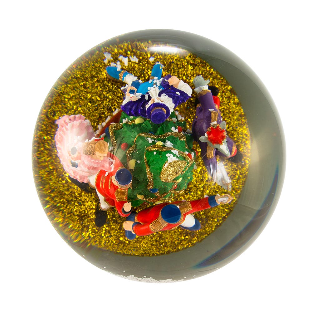 Kurt S. Adler 120MM Musical Lighted Nutcracker Water Globe