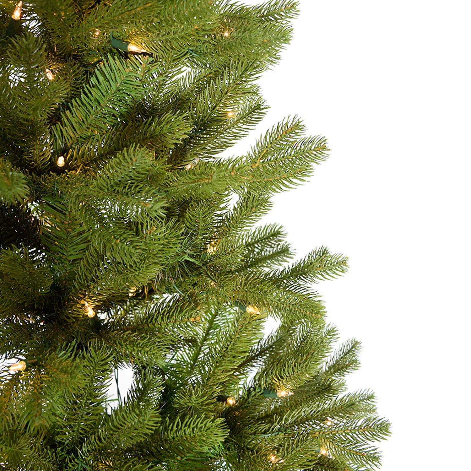 Kurt S. Adler 6' Pre-Lit Clear Incandescent PE Half Tree