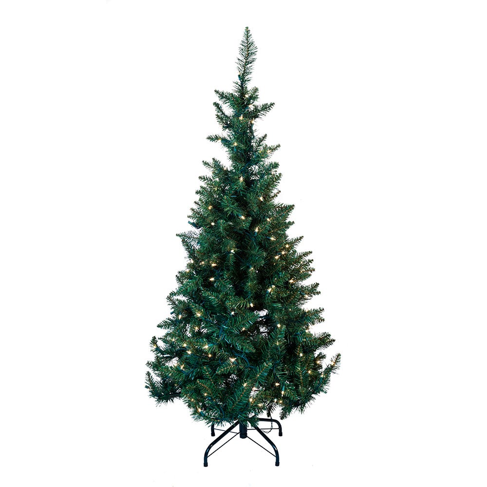 Kurt S. Adler 4.5' Pre-Lit Clear Incandescent Point Pine Tree