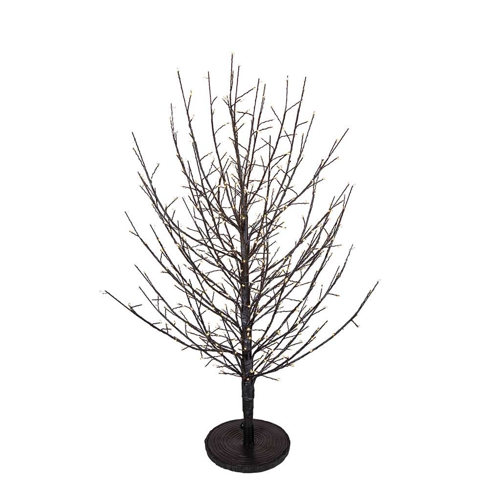 Kurt S. Adler 3' Pre-Lit Warm White Fairy Cluster LED Dark Brown Twig Tree