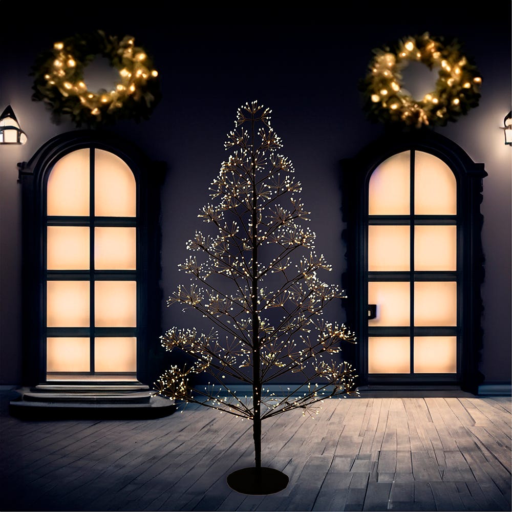 Kurt S. Adler 5' Pre-Lit Warm White LED Silhouette Fairy Tree