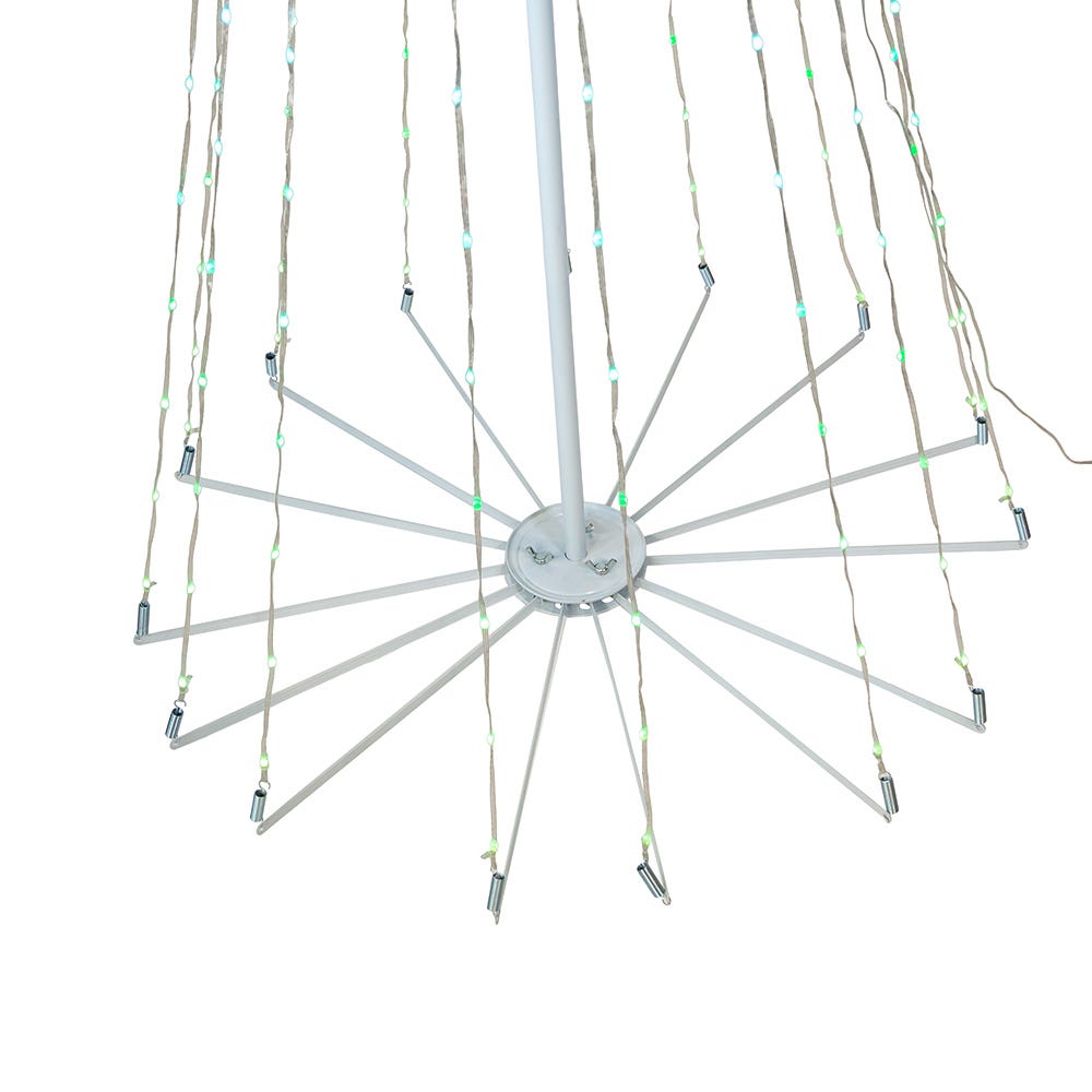 Kurt S. Adler 6' Pre-Lit RGB LED Collapsible Decorated Tree