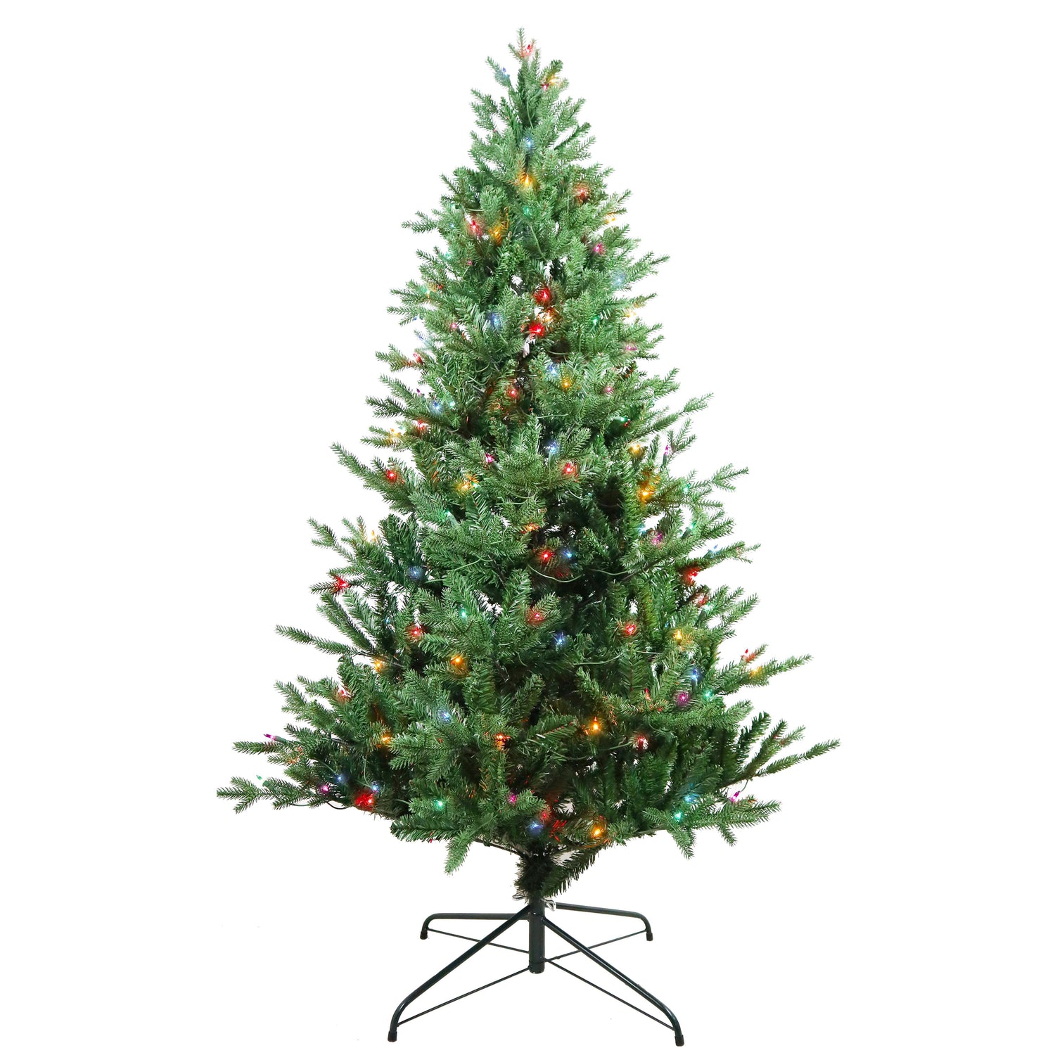 Kurt S. Adler 6' Pre-Lit Multicolor Incandescent Jackson Pine Tree