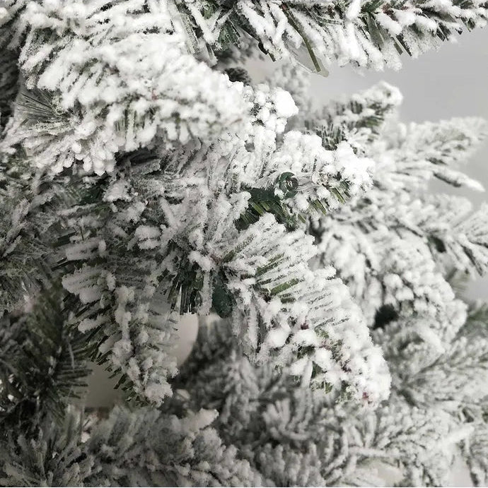 Kurt S. Adler 5' Pre-Lit Warm White LED Snow Pine Tree