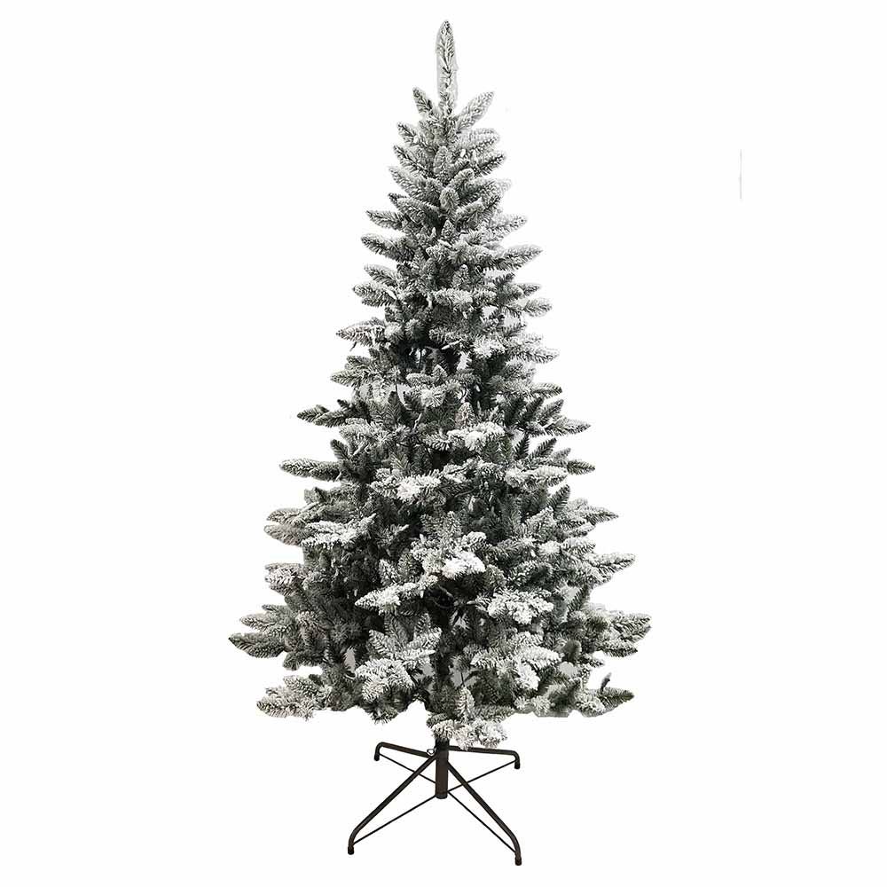 Kurt S. Adler 6' Pre-Lit Warm White LED Snow Pine Tree
