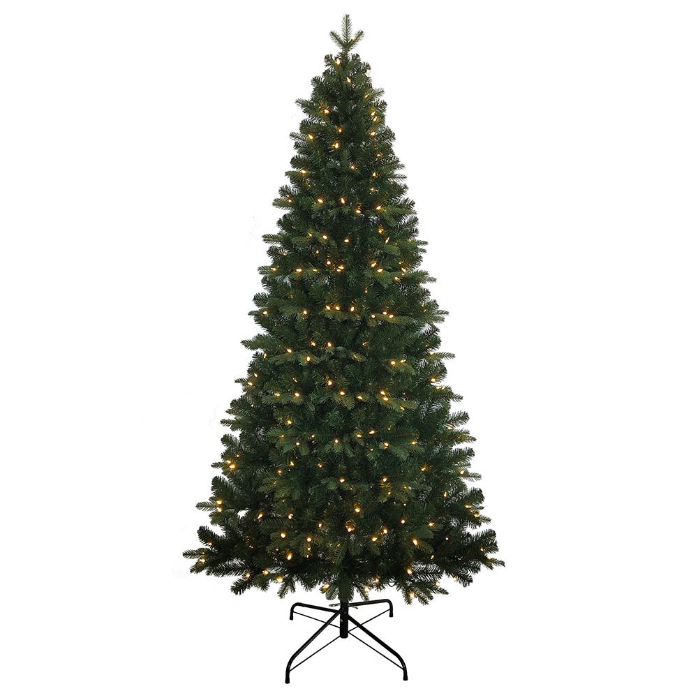 Kurt S. Adler 7' Pre-Lit Warm White LED Studio Spruce Tree