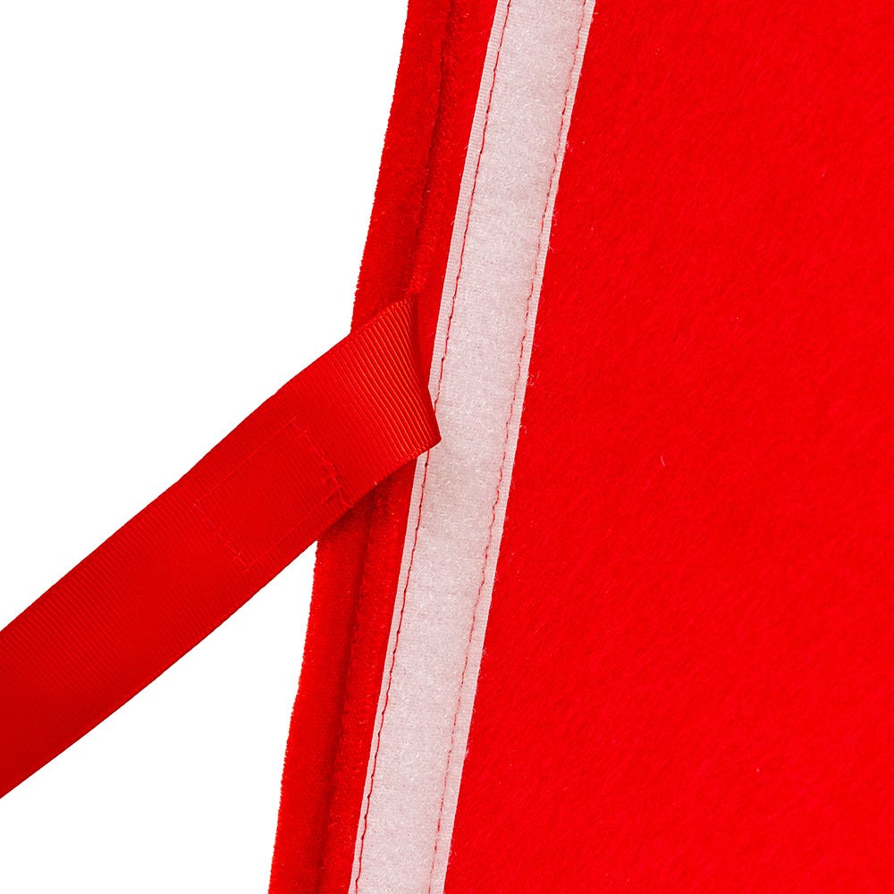 Kurt S. Adler 28“ Quilted Red Velvet Tree Collar