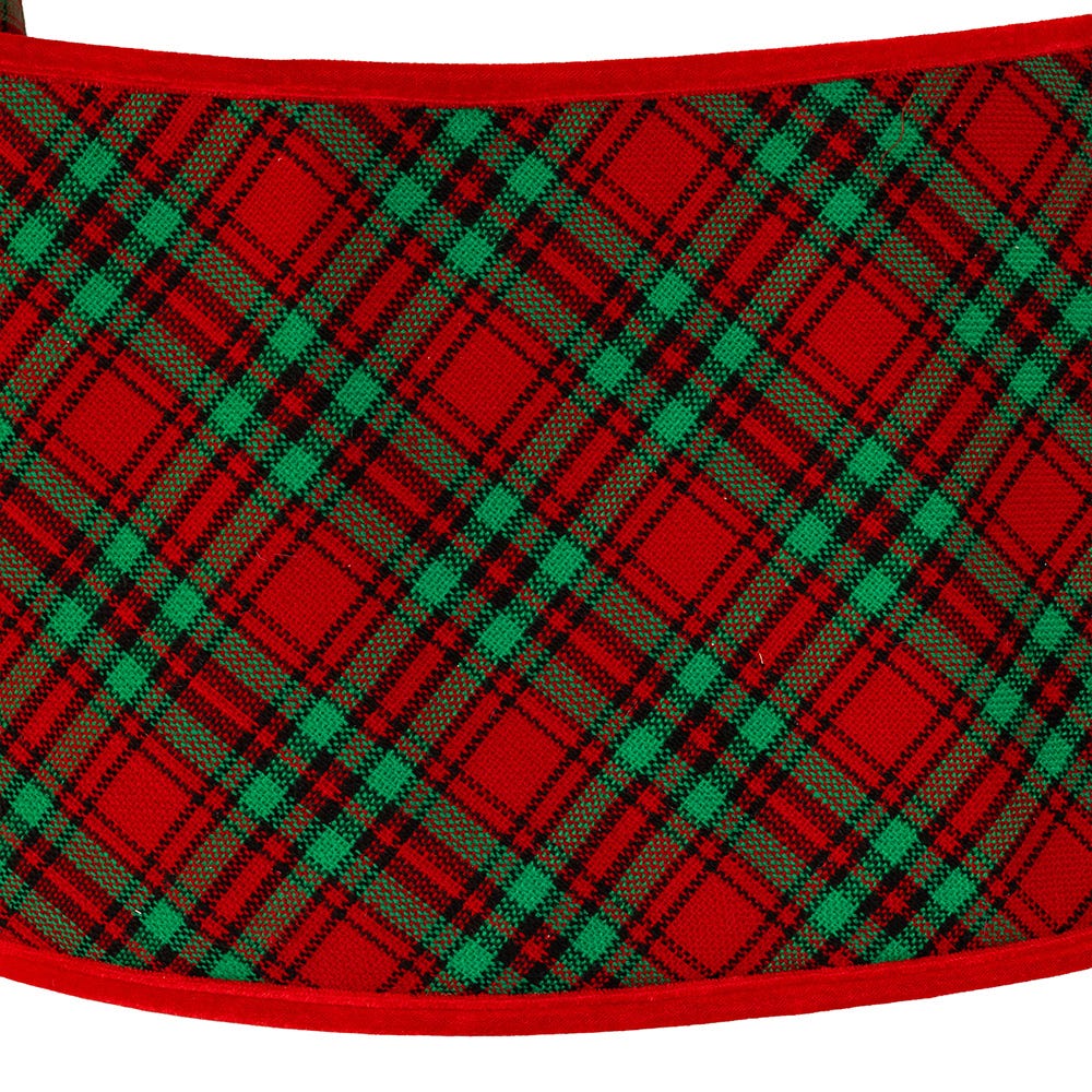 Kurt S. Adler 24“ Plaid Tree Collar