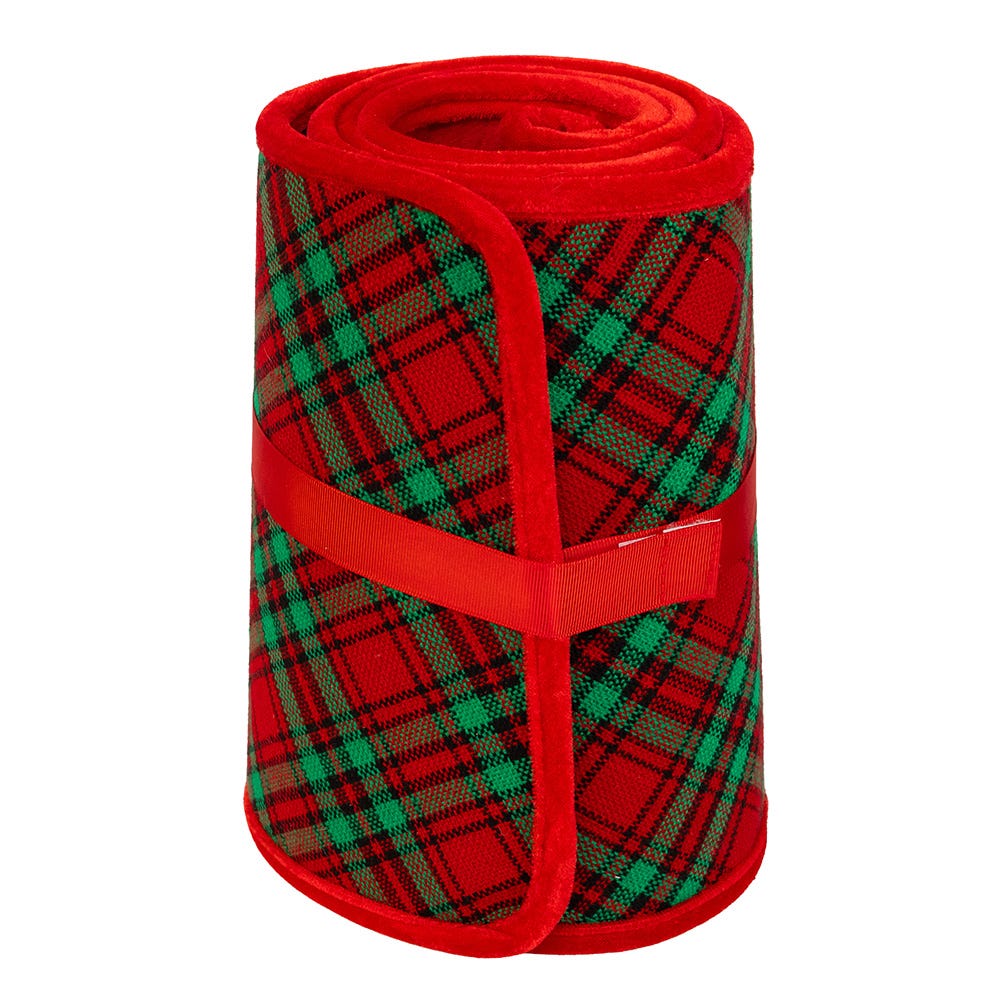Kurt S. Adler 24“ Plaid Tree Collar