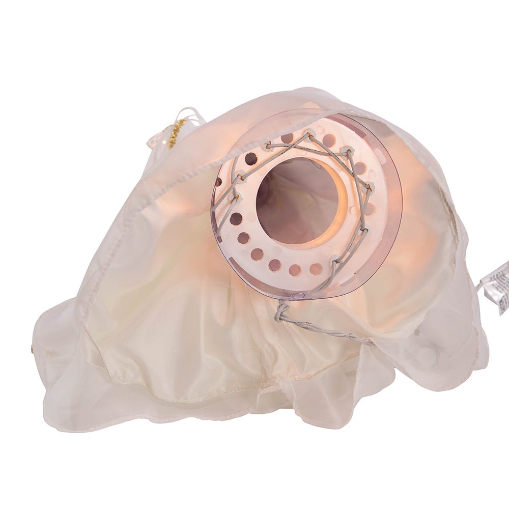 Kurt S. Adler 12“ UL 10-Light African American Ivory and Gold Treetop