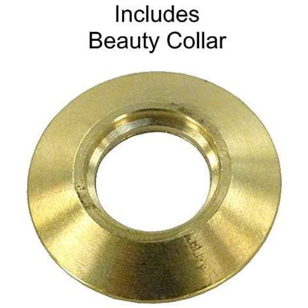 Poolzilla Wood Deck Brass Anchor with Collar for Safety Cover - Universal Fit