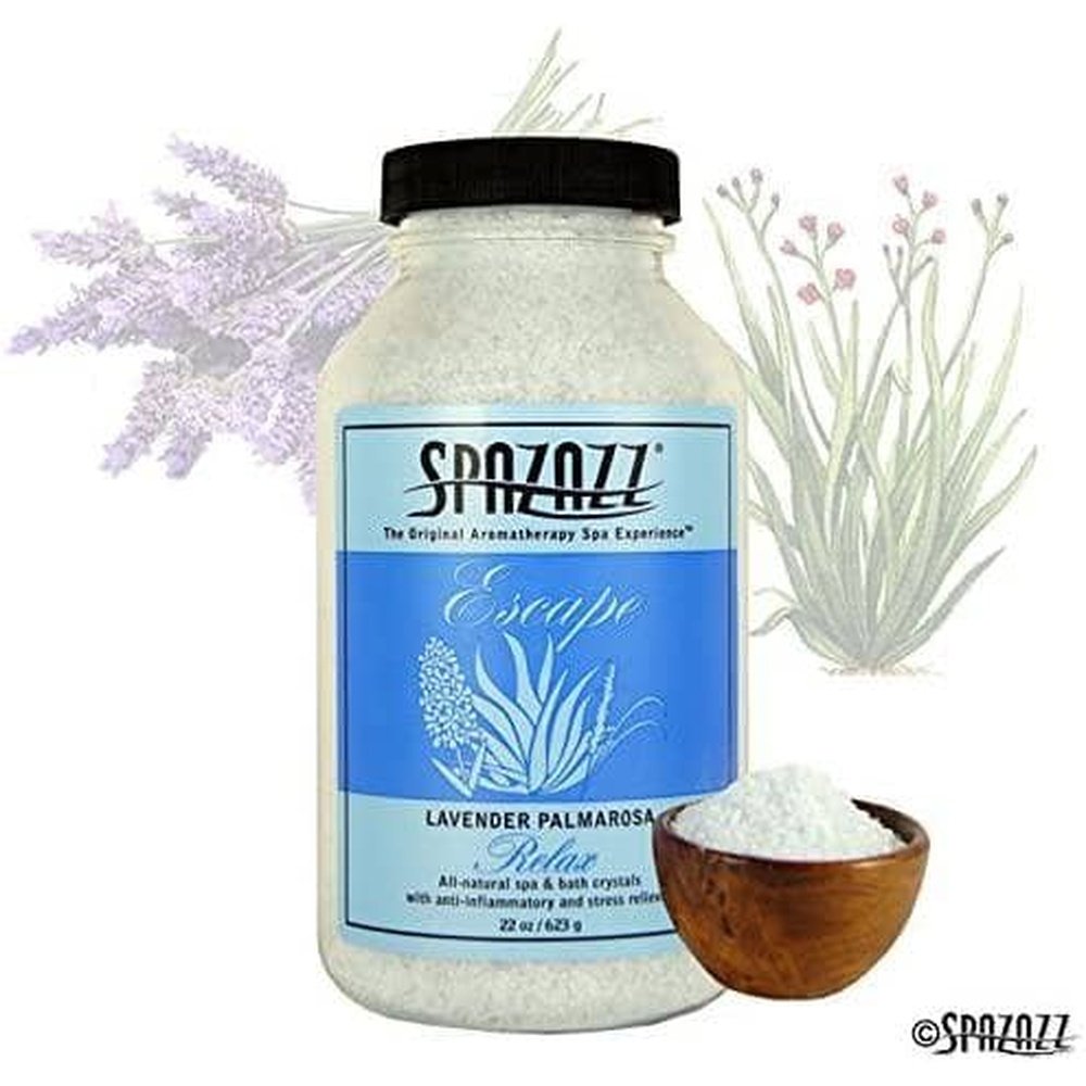 Spazazz 7376C Spa and Bath Crystals, Lavender Palmarosa 1.37 Pound (Pack of 1)