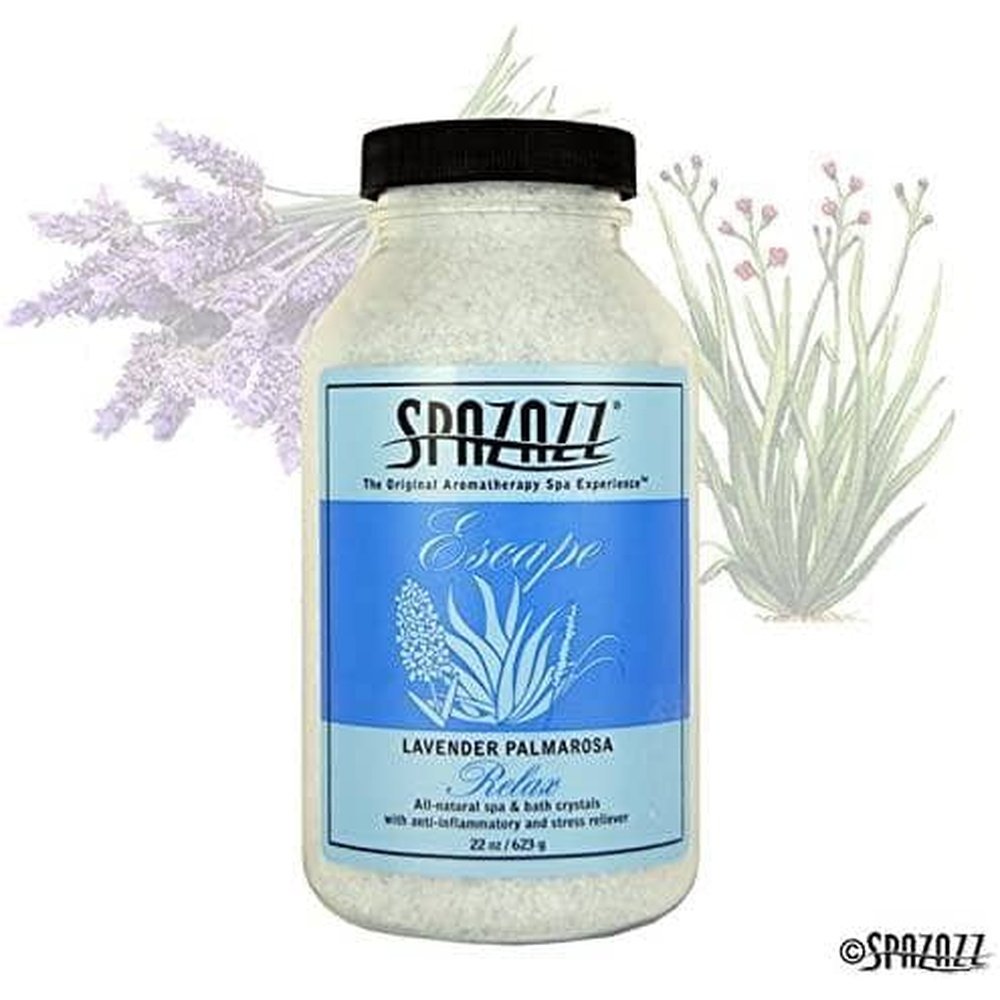 Spazazz 7376C Spa and Bath Crystals, Lavender Palmarosa 1.37 Pound (Pack of 1)