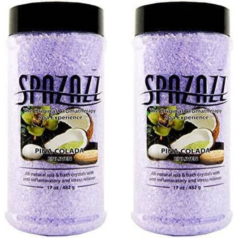 Spazazz Aromatherapy Spa and Bath Crystals- Set The Mood (Pina Colada - 2pk)