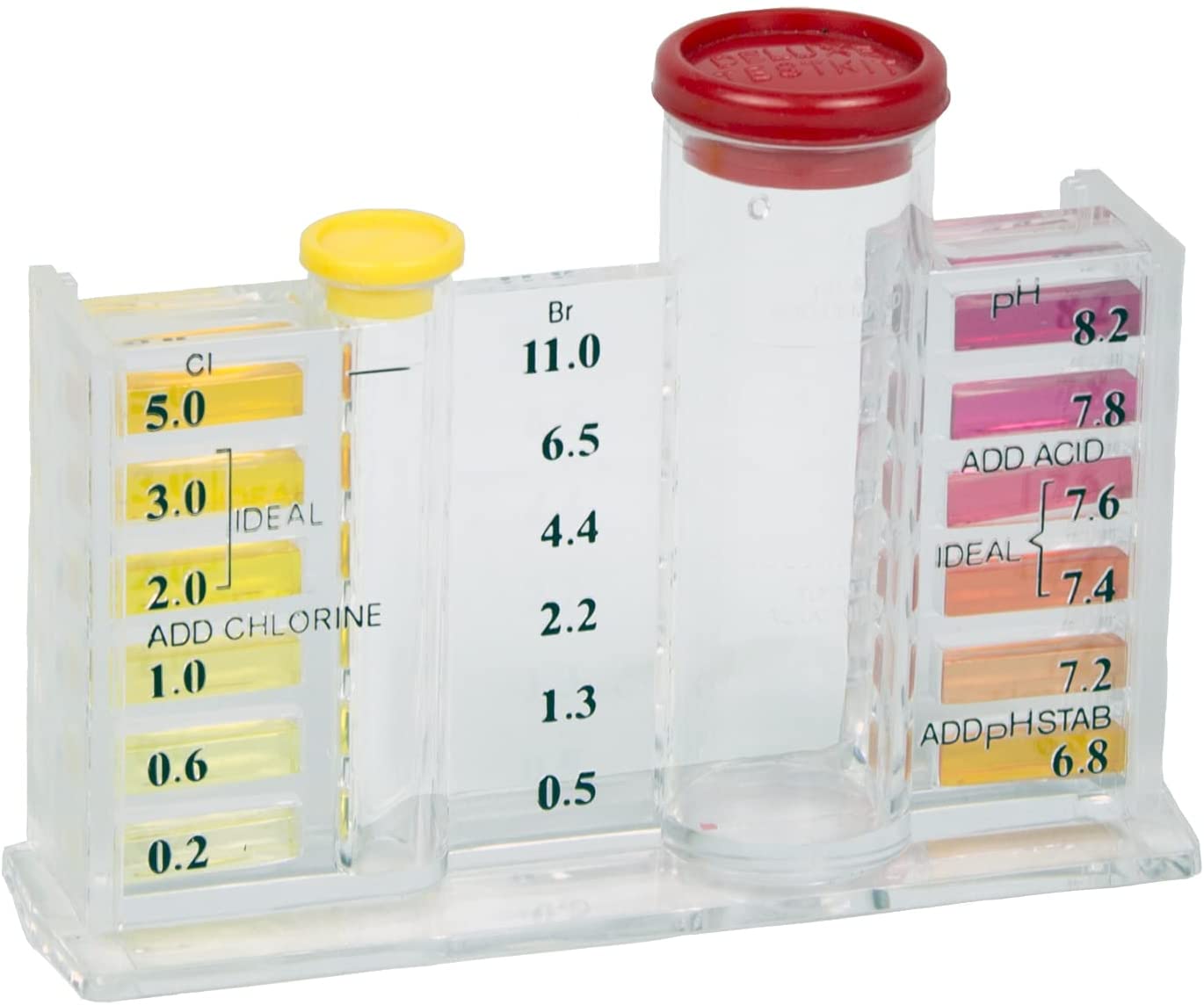 Poolmaster Water Chemistry Case (22270) Premiere Collection 5-Way Swimming Pool & Spa Test Kit, Small, Neutral