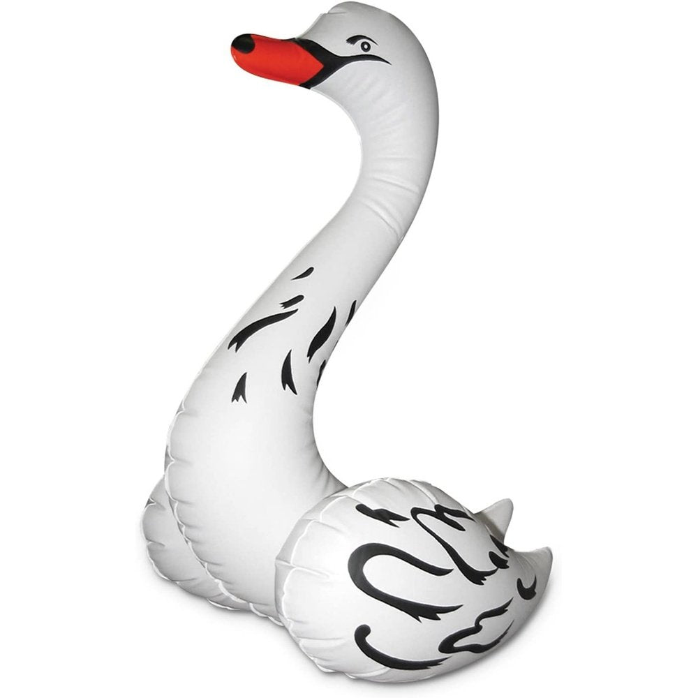 Poolmaster 81432 Floating Swimming Pool Backyard Décor, 28-Inch, Swan