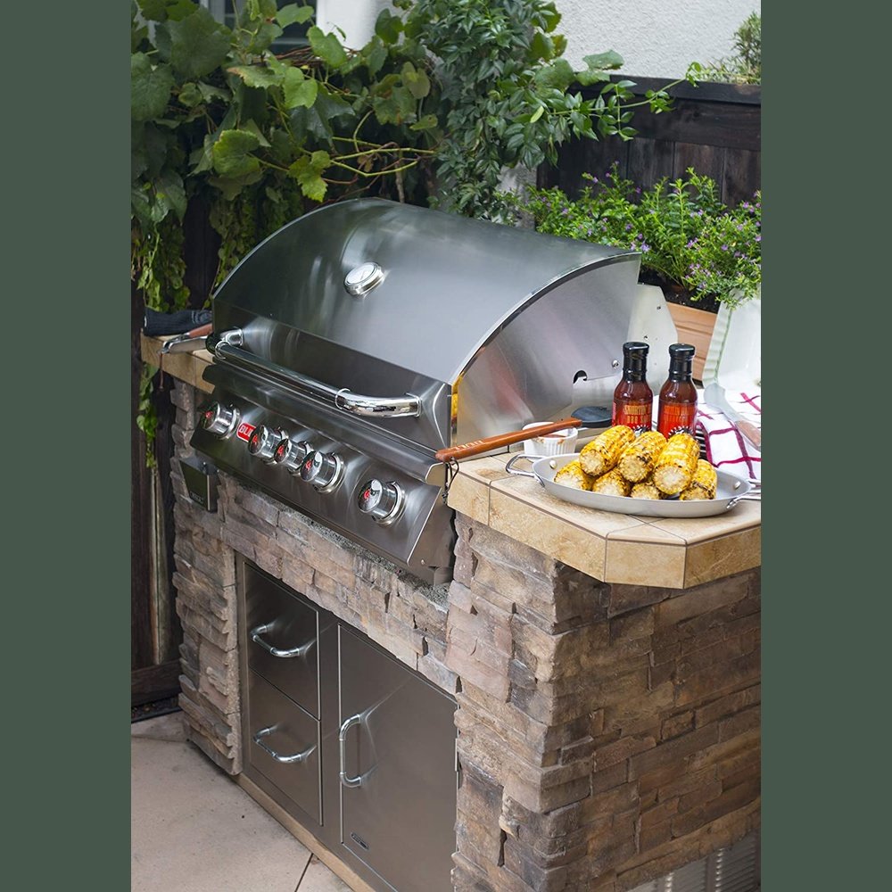 Bull Outdoor Products BBQ 47628 Angus 75,000 BTU Grill Head, Liquid Propane