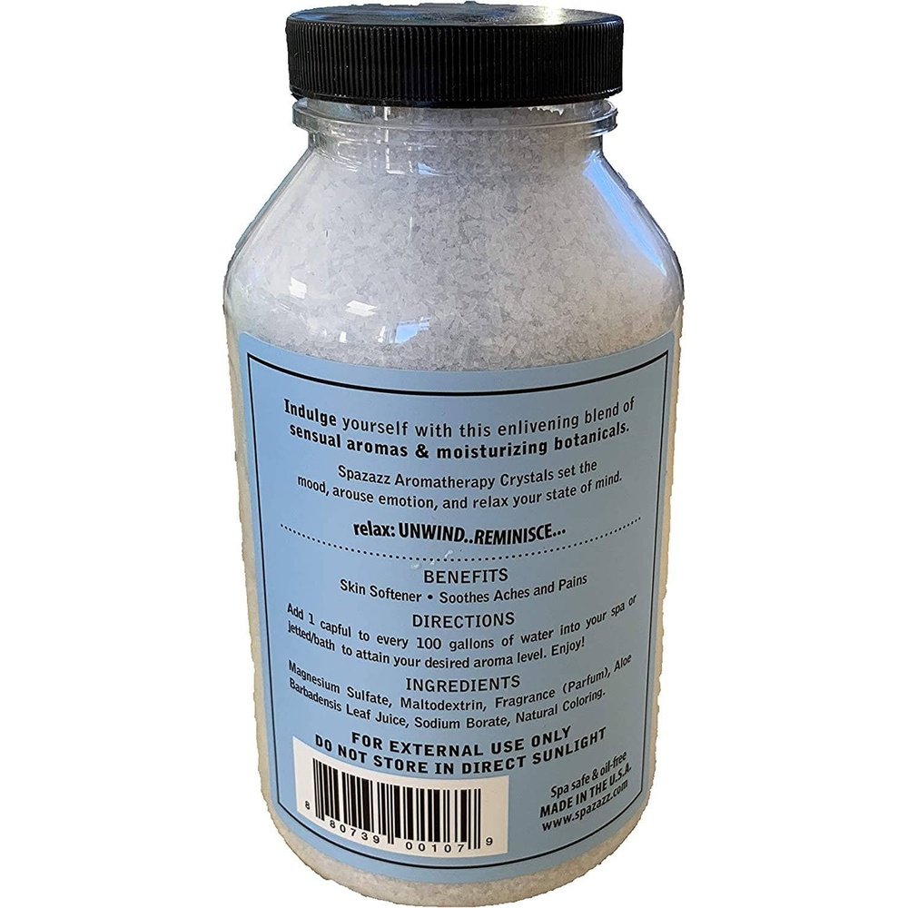 Spazazz Happy Hot Tubs 22oz Lavender Palmarosa Crystals Hot Tub Fragrance Spa Crystal