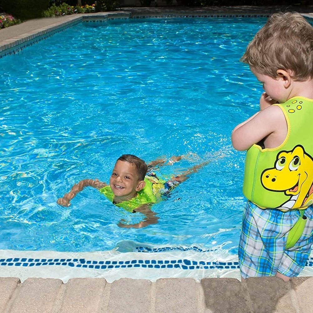 Poolmaster Learn-to-Swim Dino Kid's Swim Vest Age 1 - 3