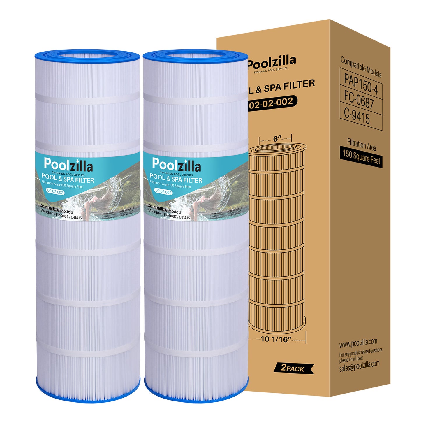 Pool Filter Cartridge for CC150 - Replaces Pentair R173216, Predator 150