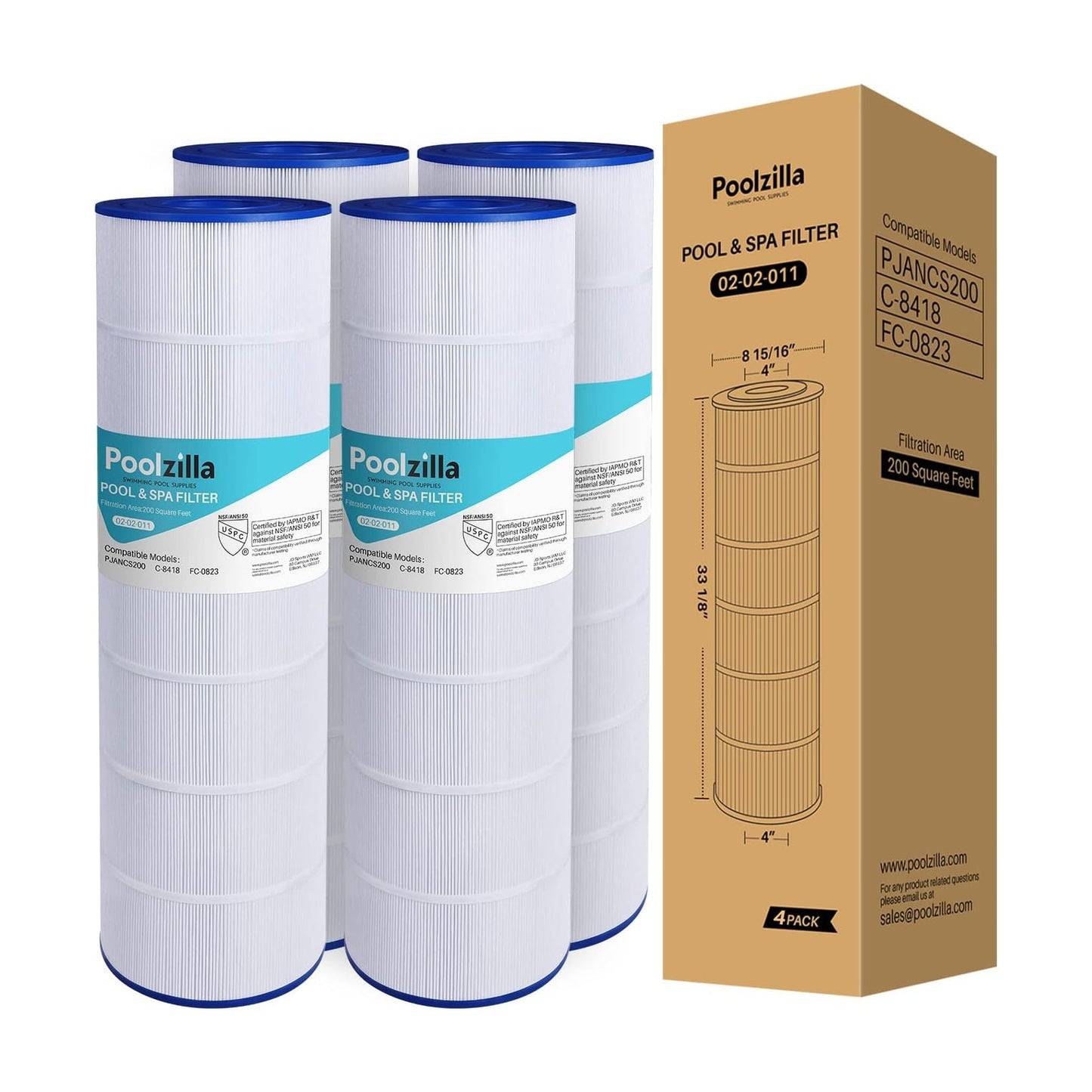Pool Filter Cartridge for Jandy CS200 - Replaces Aladdin 35002, 17-175-3628