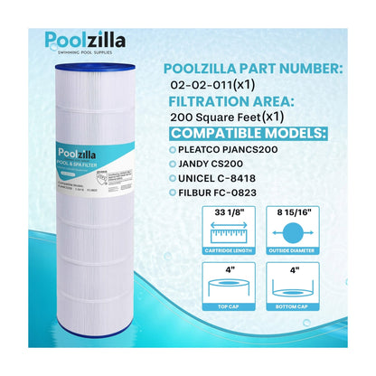 Pool Filter Cartridge for Jandy CS200 - Replaces Aladdin 35002, 17-175-3628