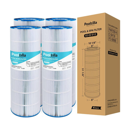 Pool Filter Cartridge for Pentair R173217 - Replaces CC200, Pleatco PAP200