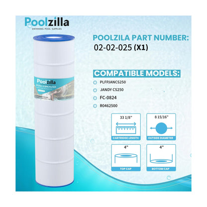 Pool Filter Cartridge for 17-175-3630 - Replaces Jandy CS250, Pentair R0462500