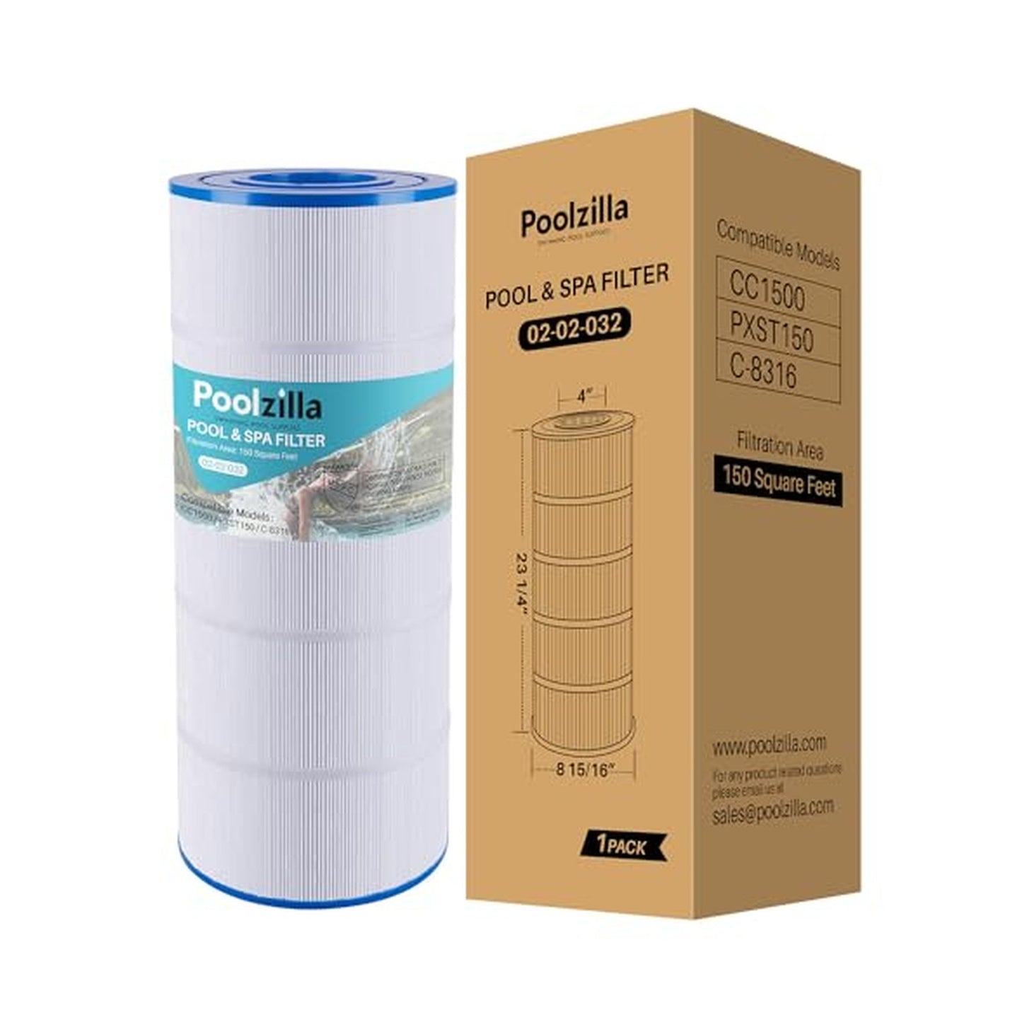 Pool Filter Cartridge for 817-0150N - Replaces CC1500, CC-1500-E