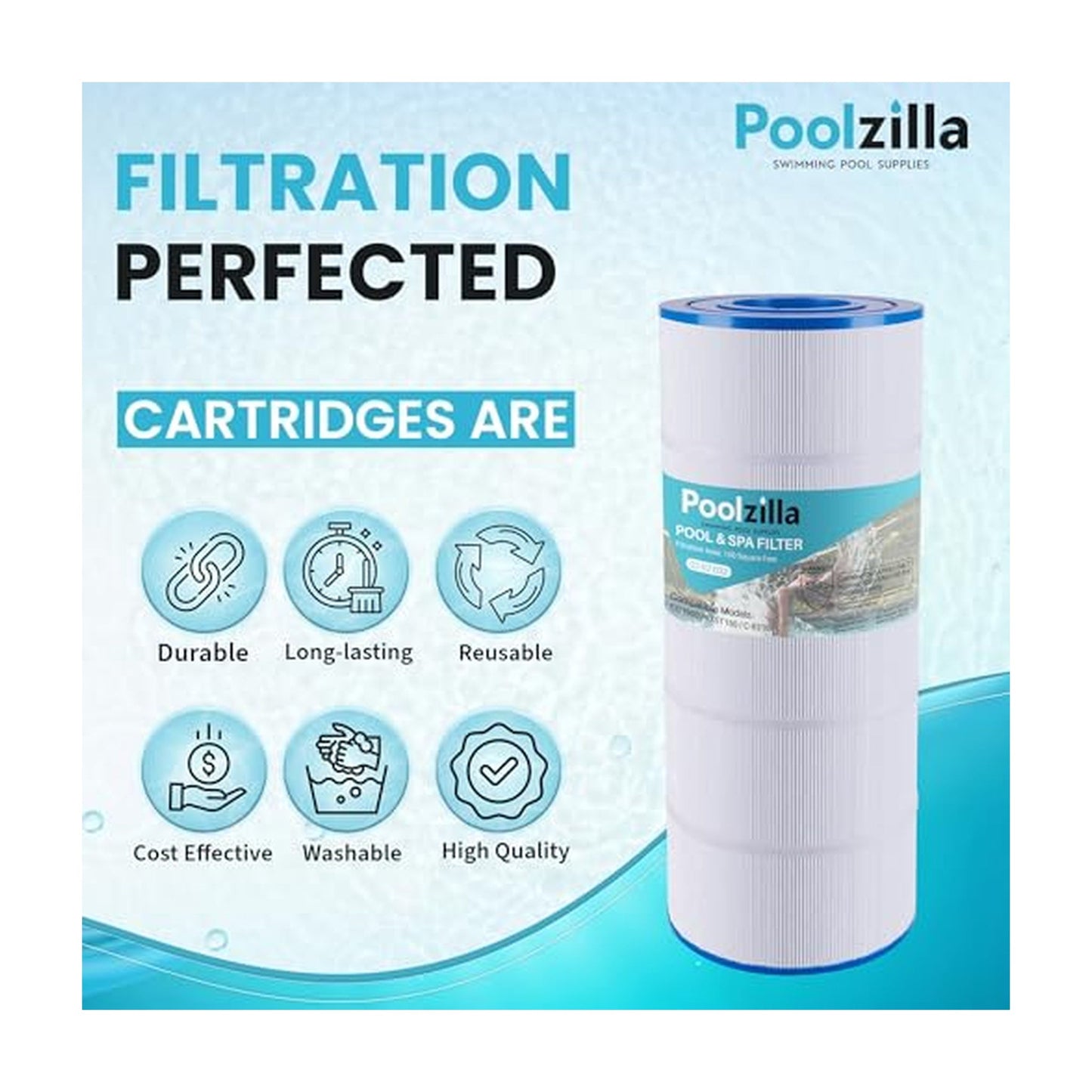 Pool Filter Cartridge for 817-0150N - Replaces CC1500, CC-1500-E