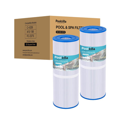 Spa Filter Cartridge for Rainbow Dynamic 25 - Replaces PC-2375, Pleatco 17-2327