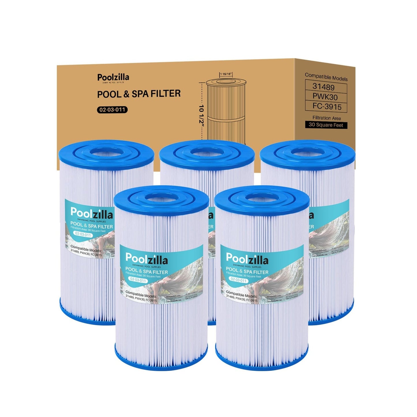 Spa Filter Cartridge for Pleatco PWK30 - Replaces Unicel C-6430, APCC7095