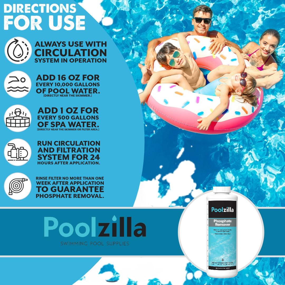 Poolzilla Phosphate Remover (1 Quart)