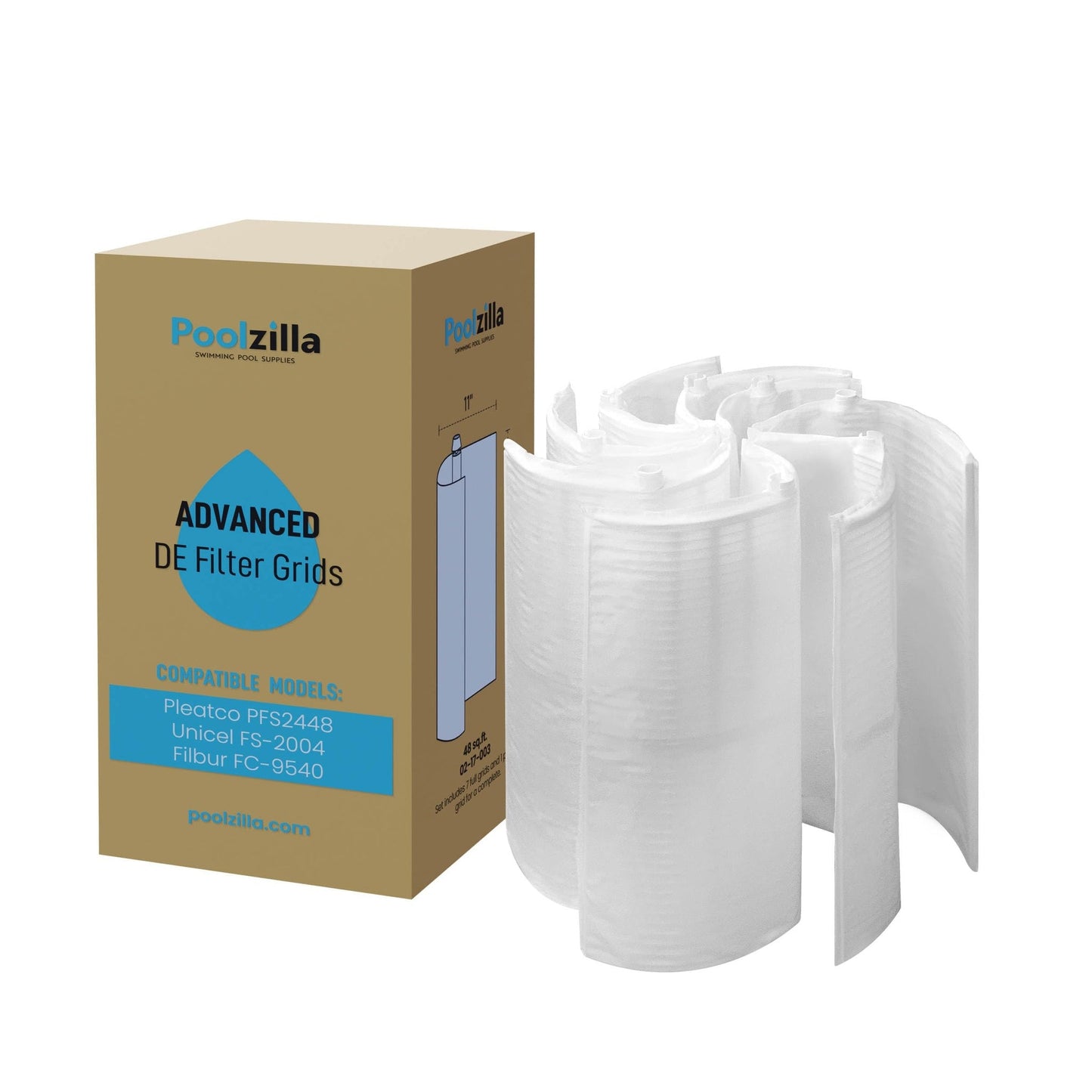 Poolzilla DE Grid Replacement - Replaces DE4800, Unicel FS-2004