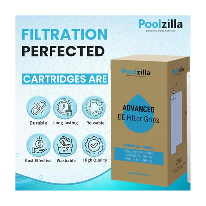 Poolzilla DE Grid Replacement - Replaces DE6000, Hayward DE6020