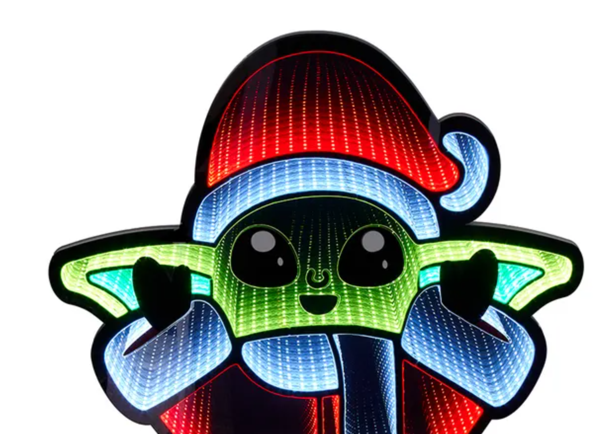 Kurt S. Adler 35.4“ Star Wars™ Grogu Outdoor Infinity Light