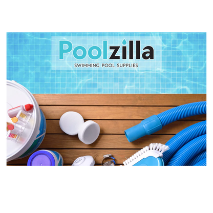 Poolzilla Standard Swimming Pool PVC Backwash Hose for 1.5" Outlet, 100 ft. Length
