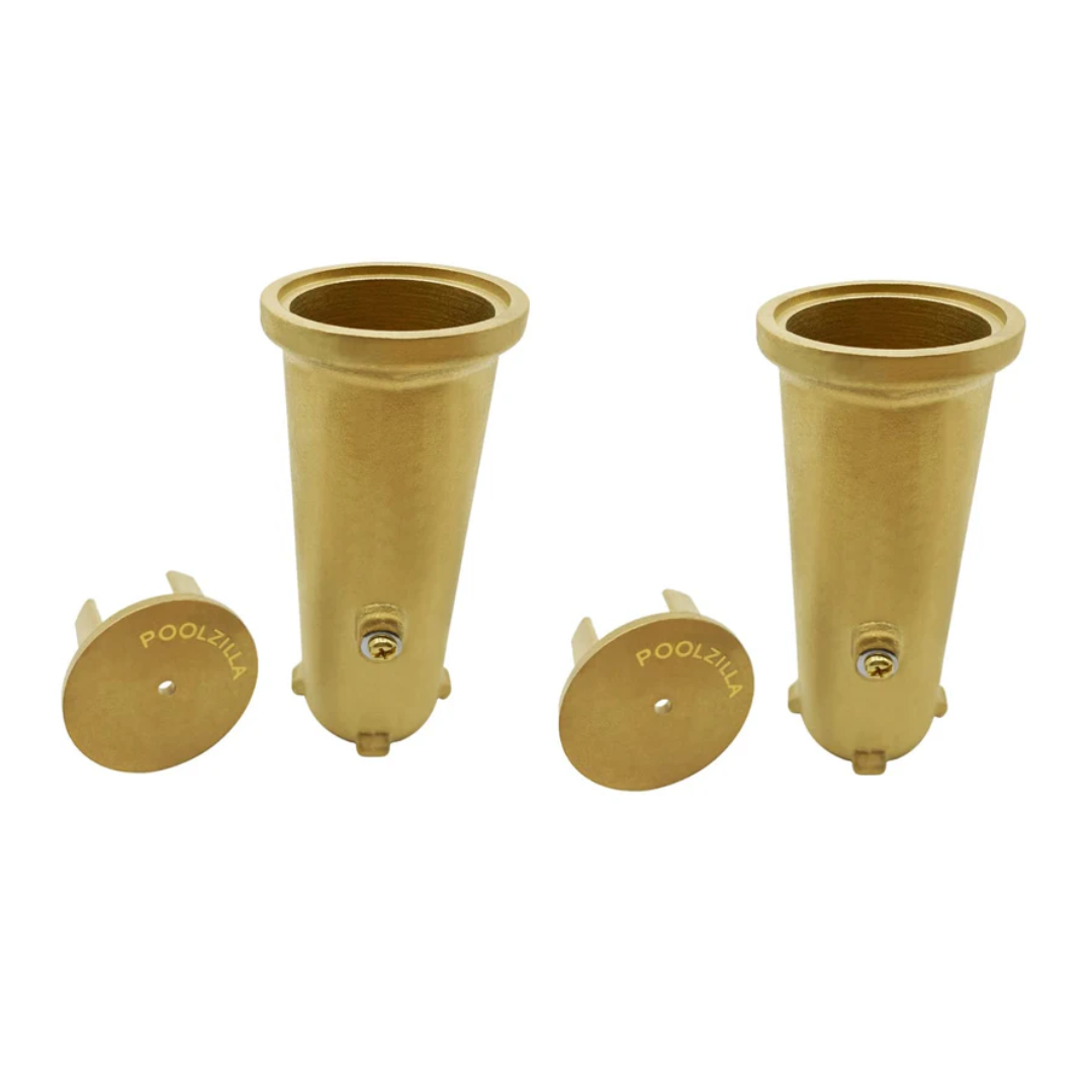 Poolzilla 6" Anchor for Pool Basketball Hoop, Volleyball Net - 1.90" (OD) Cap/Lid and Bonding Screw