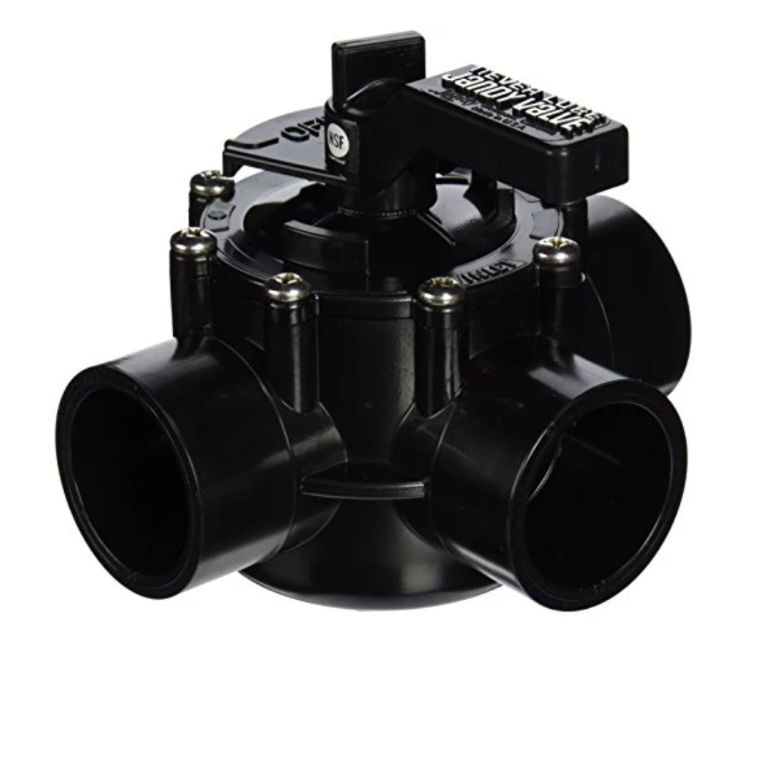Jandy 4715 3-Port 1-1/2 to 2-Inch Positive Seal NeverLube Valve