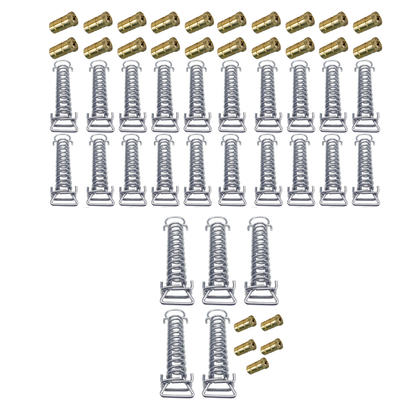 Poolzilla Pool Safety Cover Brass Anchor and Stainless Steel Spring - Universal Fit