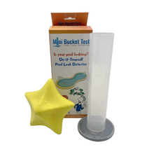 Poolzilla Mini Bucket Test, Pool Leak Detector For Homeowners, Bundle with Oil-Absorbing Scum Star