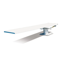 S.R. Smith 68-209-5982 606/608 Cantilever Jump Stand with 8-Feet Frontier III Diving Board, White