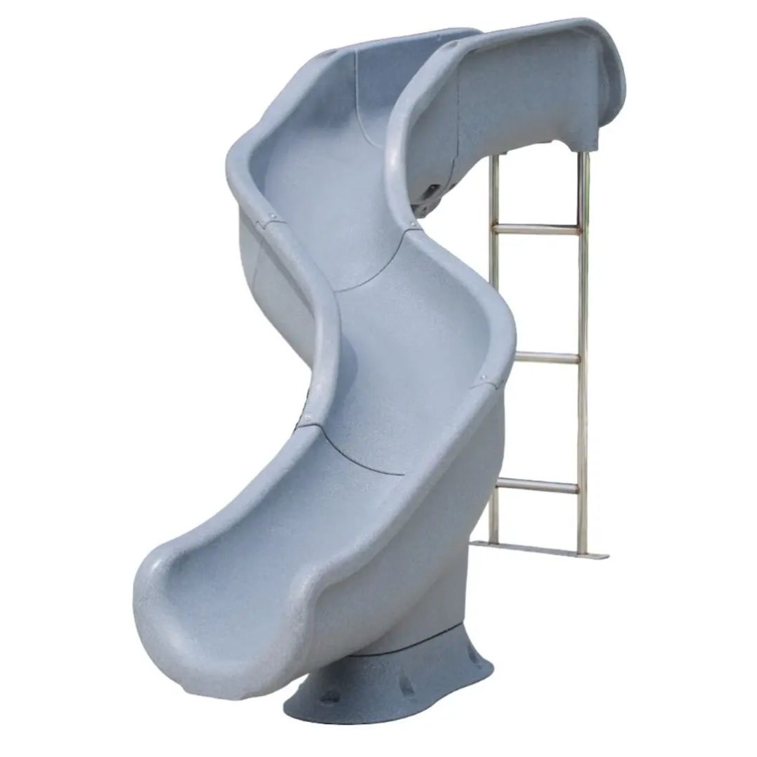 Global Pool Products RT15 Landscape Pool Slide Right Curve