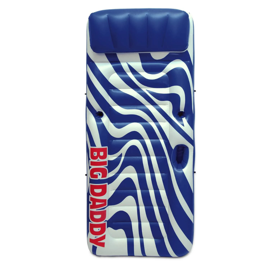 Poolmaster Big Daddy Swimming Pool Mattress Float , Blue